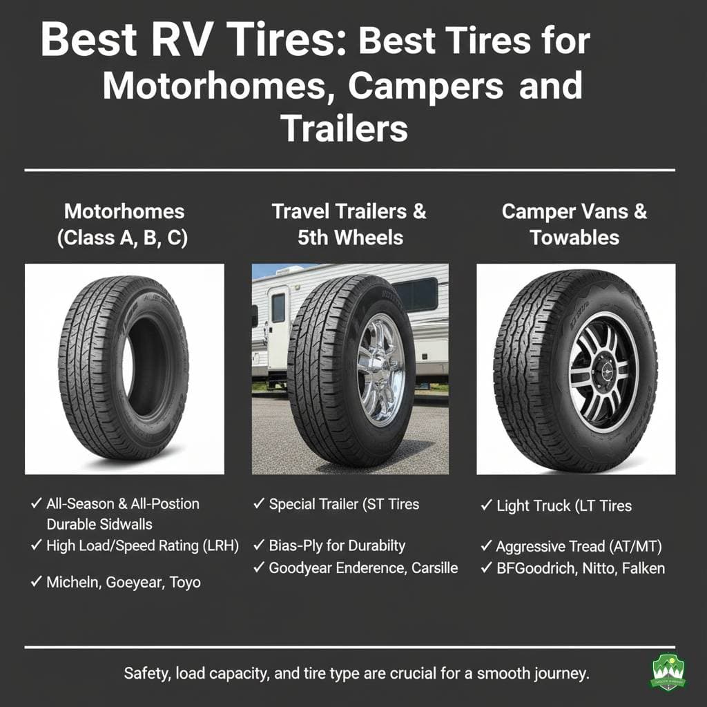 Best RV Tires: Best Tires for Motorhomes, Campers and Trailers