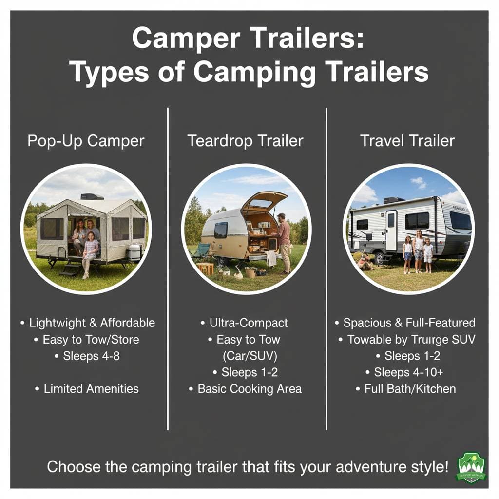 Camper Trailers: Types of Camping Trailers