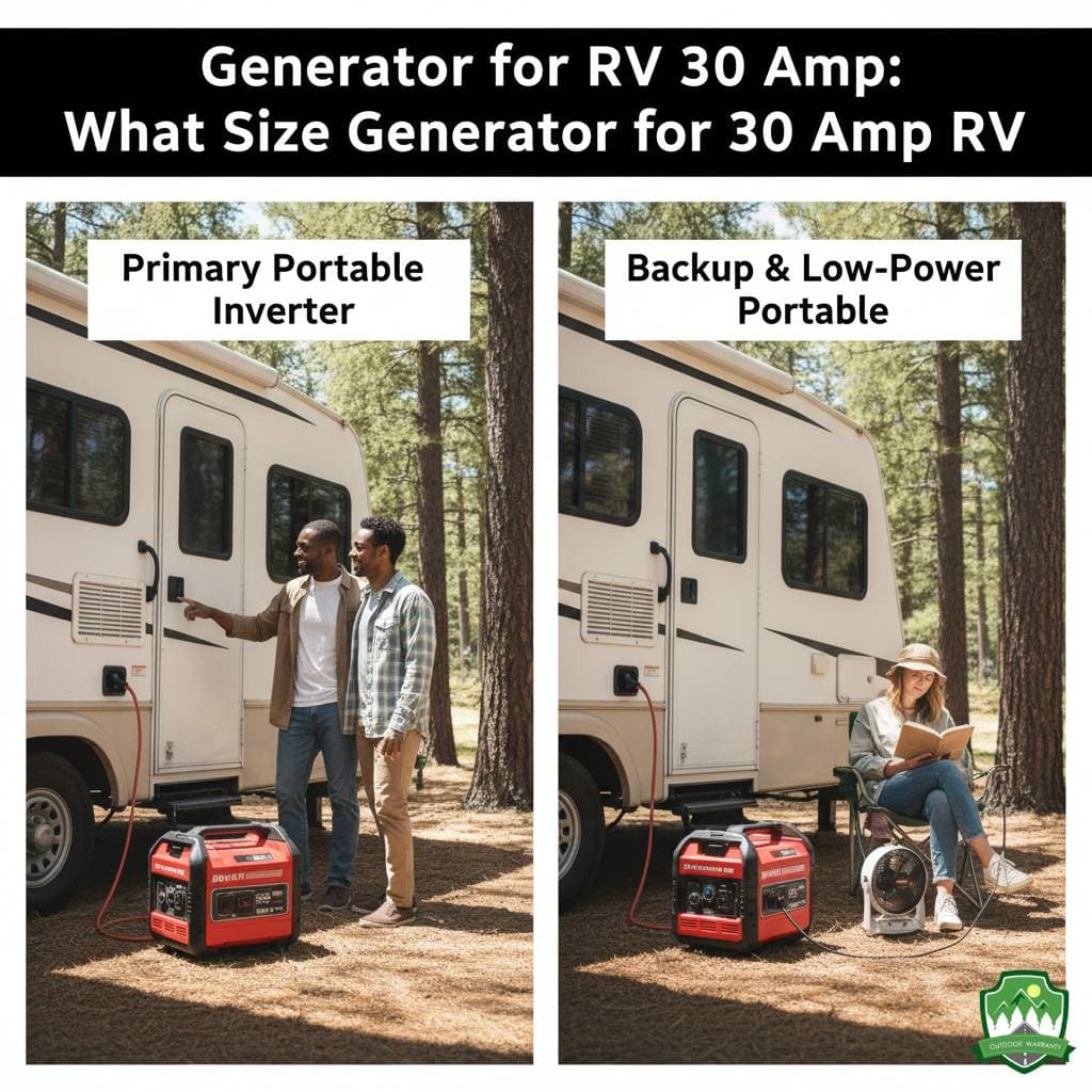 Generator for RV 30 Amp: What Size Generator for 30 Amp RV