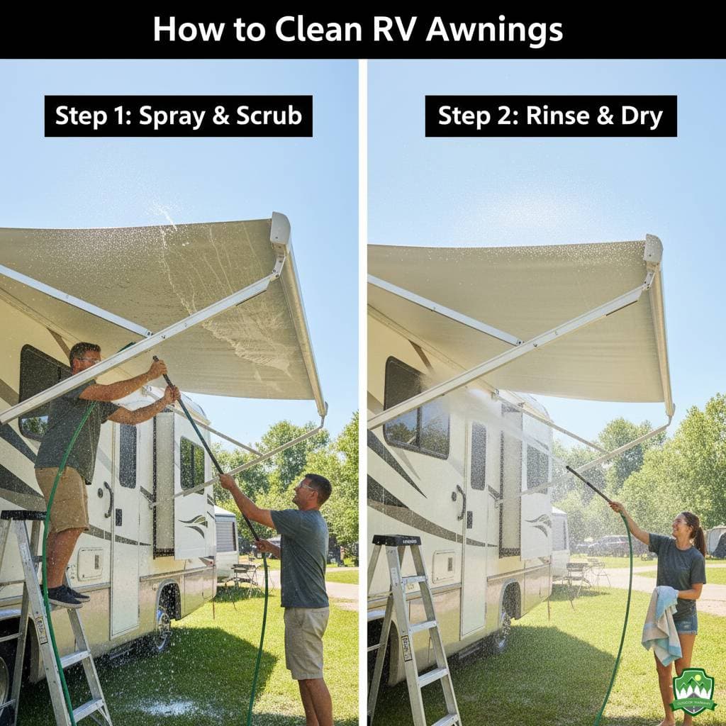 How to Clean RV Awnings