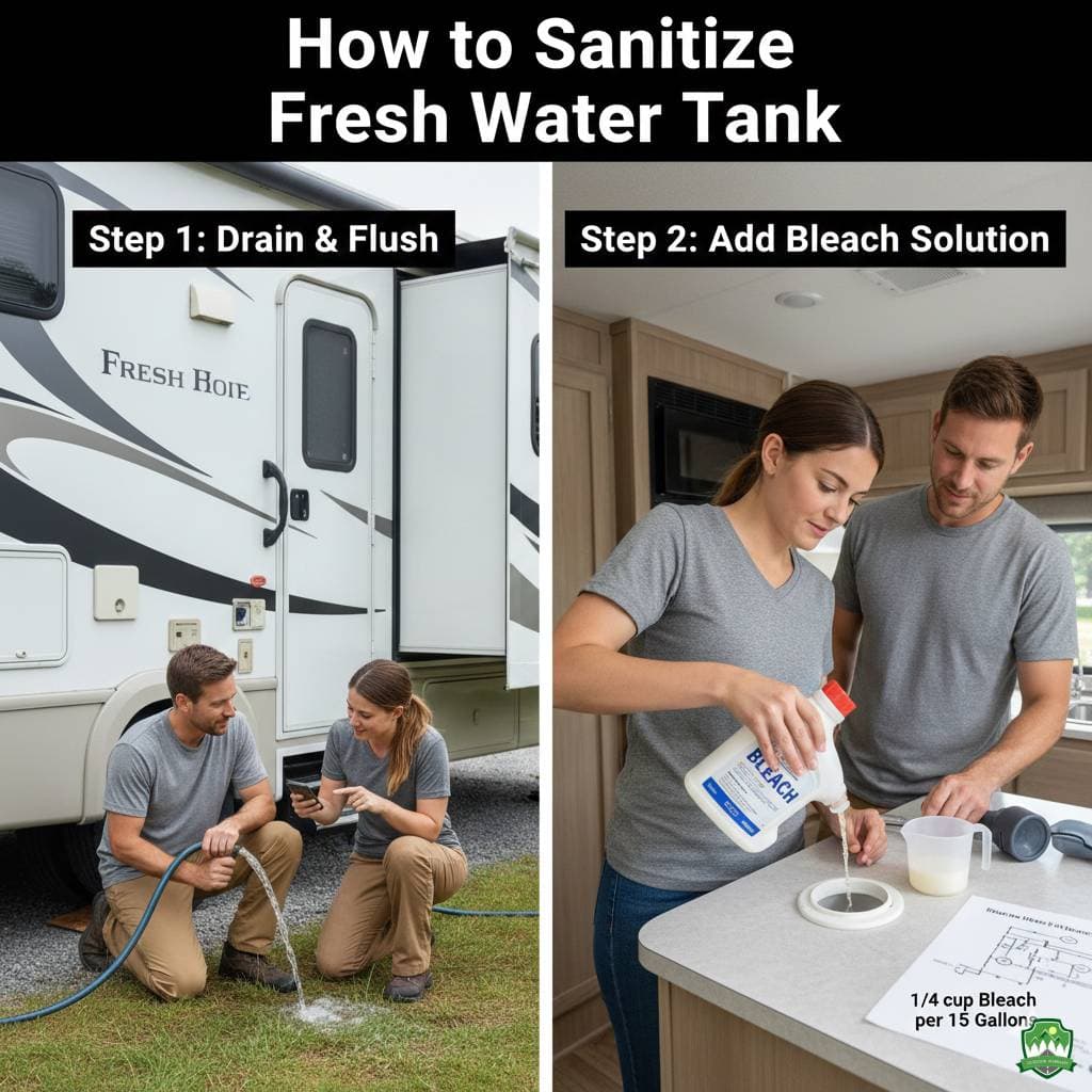 How to Sanitize RV fresh Water Tank