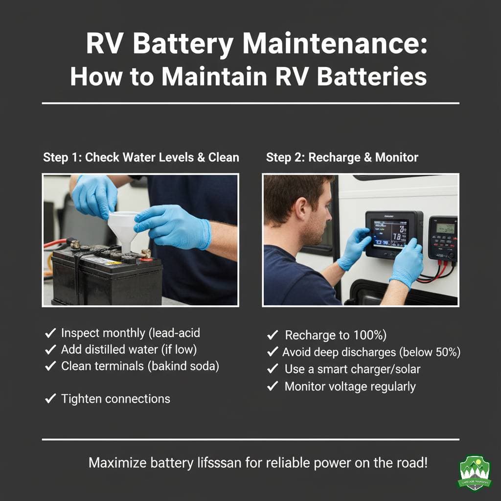 RV Battery Maintenance: How to maintain RV Batteries