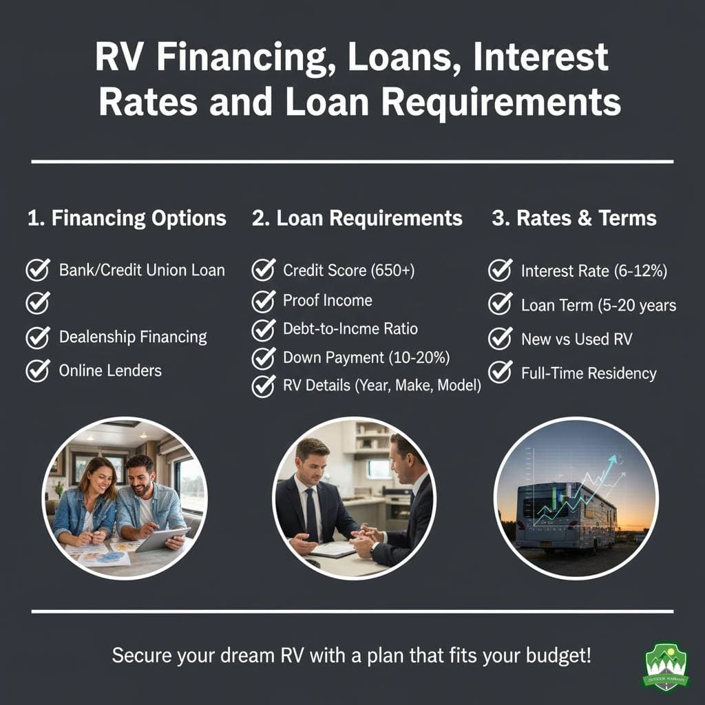 RV Financing, Loans, Interest Rates and Loan Requirements