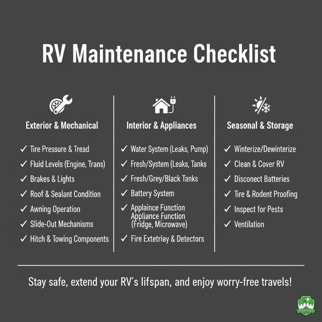 RV Maintenance Checklist