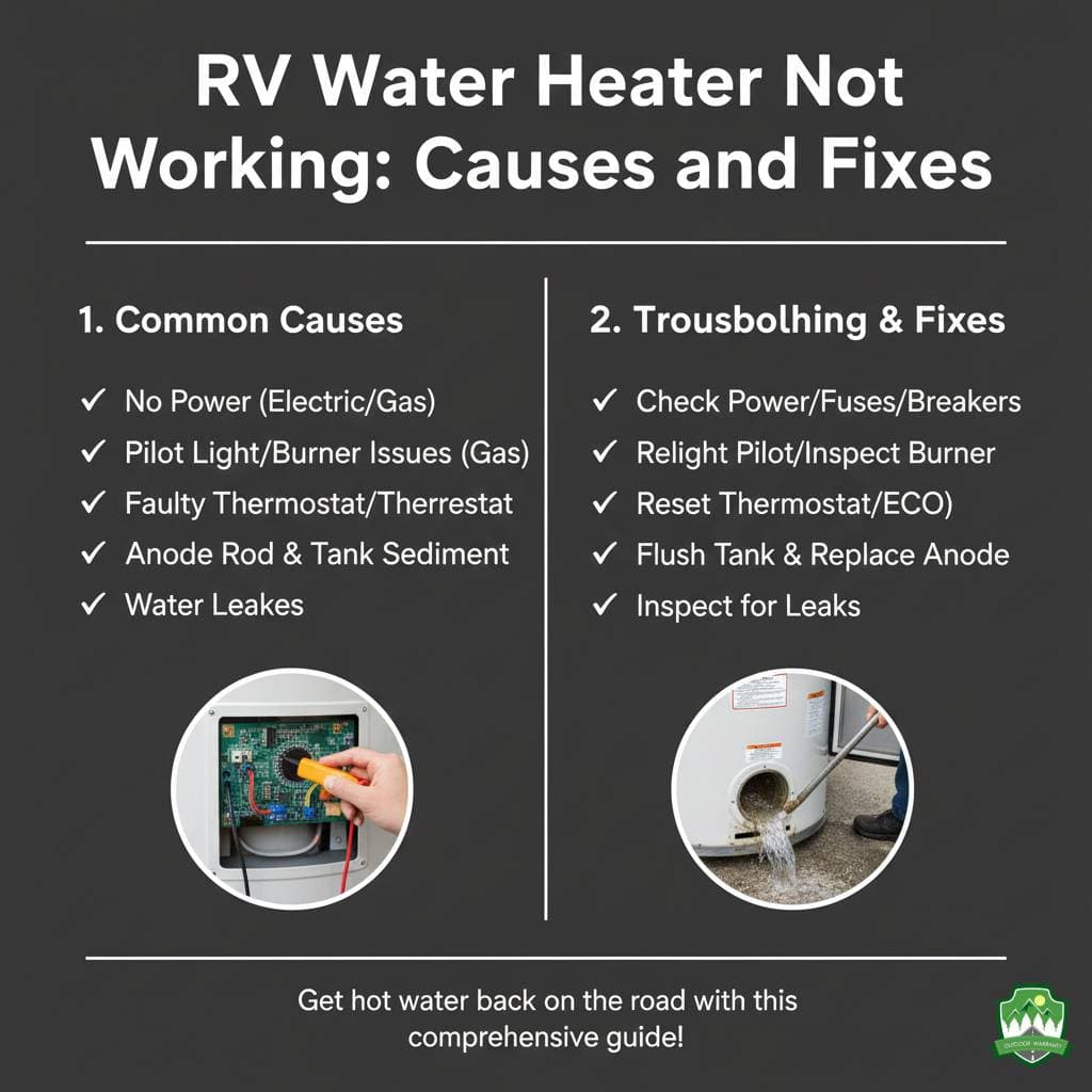 RV Water Heater Not Working: Causes and Fixes