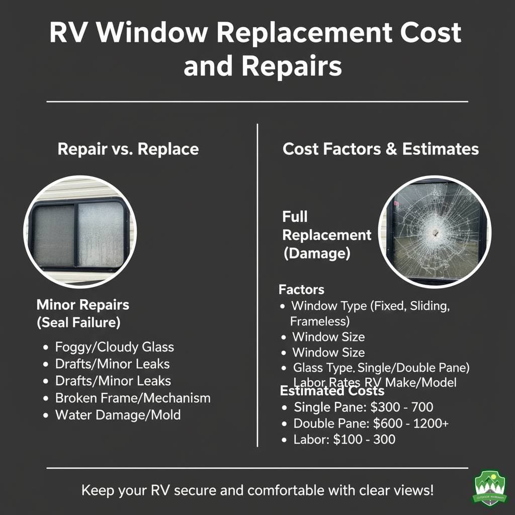 RV Window Replacement Cost and Repairs