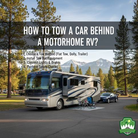 How to Tow a Car Behind a Motorhome RV?