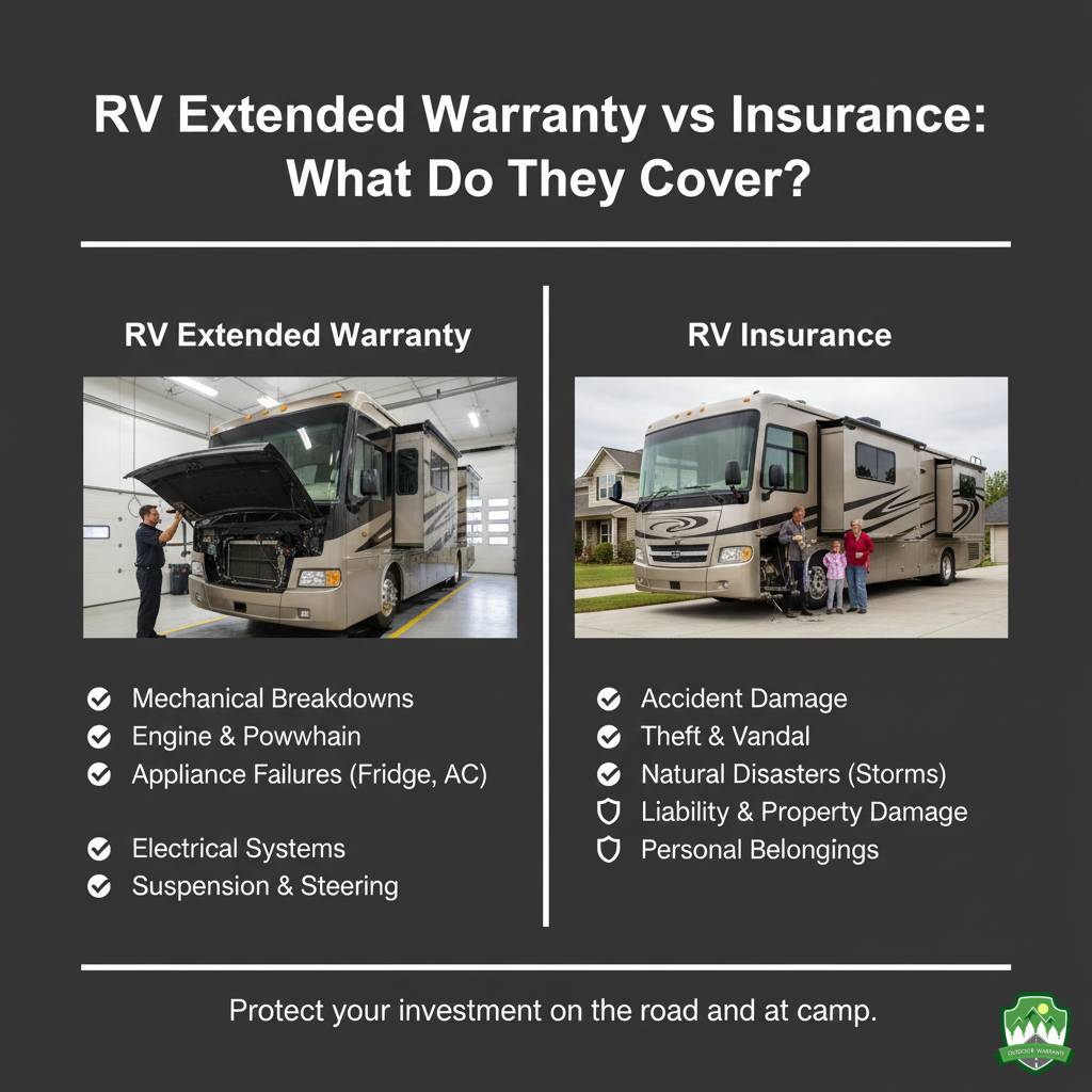 RV Extended Warranty vs Insurance: What Do They Cover?