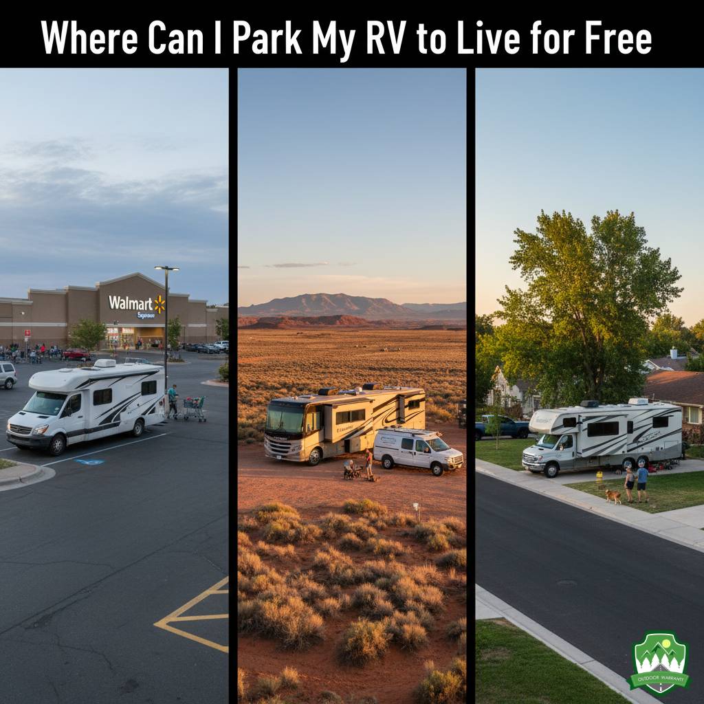 Where Can I Park My RV to Live for Free